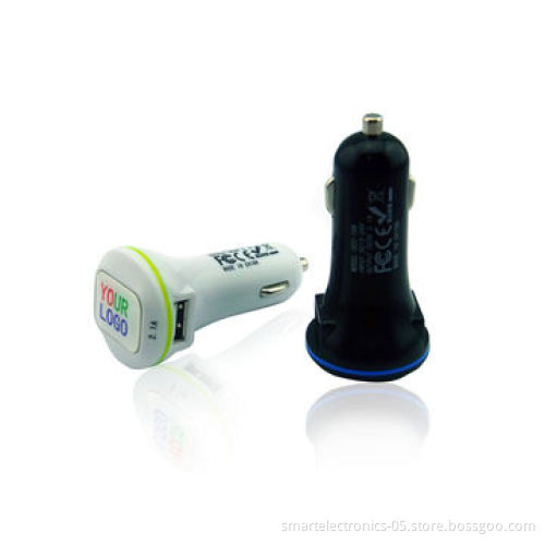 Car Charger, Free Package, Printing, 2-year Warranty, Custom Available, 5A, 1.0/2.1A, Grade A